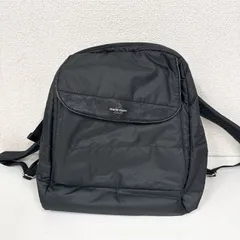 【077-a】marie claire　マリクレール　リュック　バッグ　黒
