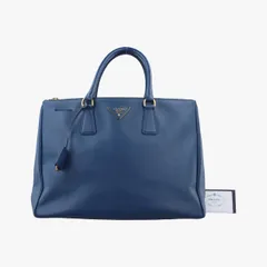 プラダPradaガレリア ブルー サフィアーノレザー BN2274 7/R 165