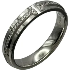 ティファニー TIFFANY＆CO Tトゥーナローダイヤリング ホワイトゴールド Au750/ダイヤモンド ジュエリー