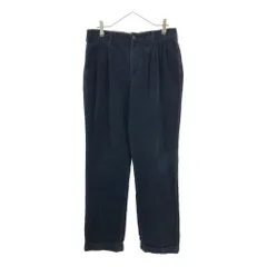 Polo by Ralph Lauren ポロ ラルフローレン HAMMOND PANT 2タック コーデュロイパンツ ネイビー(メンズ W34 L32)中古 古着 X3040