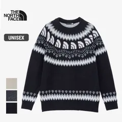 ザ・ノース・フェイス ニット セーター ハーフドームノルディックセーター メンズ レディース ユニセックス THE NORTH FACE NT92430 HF DM NORDIC SWTER ネイビー オフホワイト チャコール ウール リサイクル M L XL