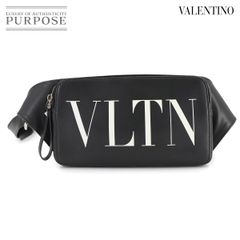 未使用級□ヴァレンティノ ボディバッグ ウエストポーチ VLTN レザー