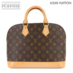 美品 ルイ ヴィトン LOUIS VUITTON モノグラム アルマ PM ハンド バッグ ブラウン M51130 ゴールド 金具 Monogram Alma PM 90310935