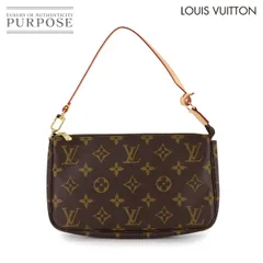 未使用 展示品 ルイ ヴィトン LOUIS VUITTON モノグラム ポシェット アクセソワール ハンド バッグ ブラウン M51980 90311135