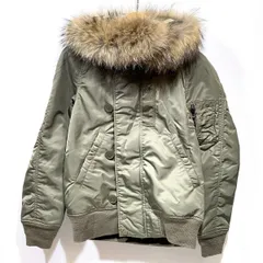 AMERICAN RAG CIE アメリカンラグシー N2B ミリタリー ブルゾン フライトジャケット サイズ2 カーキ メンズ ※中古 【津山店】