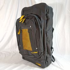 【2way】エルエルビーン リュック 黒 黄色 メッシュ 通勤 通学 ベタつきなし