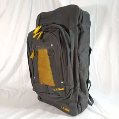 【2way】エルエルビーン リュック 黒 黄色 メッシュ 通勤 通学 ベタつきなし