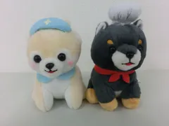 【TAKA69-93】◇AMUSE アミューズ 豆しば【TAKA69-93】◇AMUSE アミューズ 豆しば三兄弟 お仕事ごっこ ぬいぐるみ さすけ(看護師さん) ＋ 豆ジロー(コックさん) ２個セット