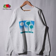 90s USA製 スーベニア ヴィンテージ スウェット XL グレー フルーツオブザルーム Vintage FRUIT OF THE ROOM フロリダ FLORIDA ストリート アメカジ 古着 F304
