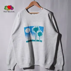 90s USA製 フルーツオブザルーム スウェット XL グレー ヴィンテージ Vintage FRUIT OF THE ROOM フロリダ FLORIDA ストリート アメカジ 古着 F304