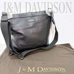 JMデビットソンクロコダイル押しショルダーバッグ 2wayサコッシュ 
