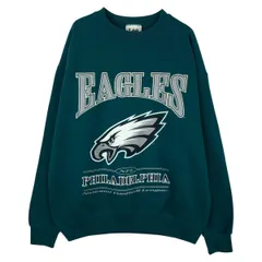 古着 90年代 リー Lee SPORT NFL PHILADELPHIA EAGLES フィラデルフィアイーグルス プリントスウェットシャツ トレーナー USA製/eaa612209