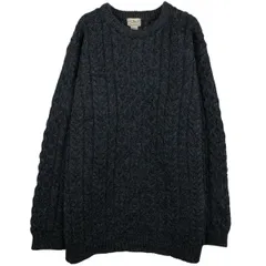 古着 エルエルビーン L.L.Bean フィッシャーマン アランニットセーター アイルランド製 メンズXL相当/eaa612107