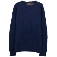 古着 70~80年代 エディーバウアー Eddie Bauer 黒タグ フィッシャーマン アランニットセーター メンズM相当 ヴィンテージ/eaa612108