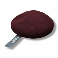 参考上代8,800円 未使用 CHALLENGER COTTON BERET ベレー帽 帽子 チャレンジャー CLG-AC 024-019 バーガンディ L （8667M）