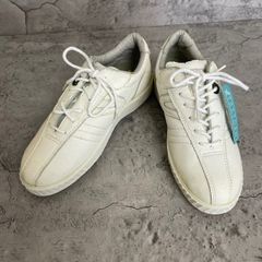 新品未使用　Tretorn　トレトン　スニーカー　レザーシューズ　レースアップ　白系　23cm