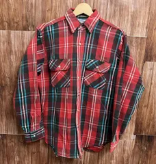 FIVE BROTHER ネルシャツ 80s ヘビネルレッド レッド サイズM 