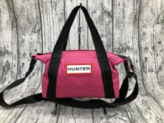 HUNTER NYLON TOPCALIP TOTE MINI ハンター　ショルダーバッグ　ピンク