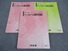 河合塾 トップレベル現代文/古文/漢文論述 テキスト 通年セット 2023 完成シリーズ 計3冊 ☆ 027S0D