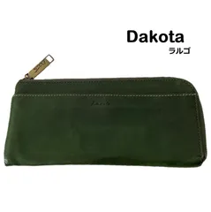 【Dakota/ダコタ】ラルゴ 長財布 財布 Ｌファスナー レザー グリーン 緑（中古）