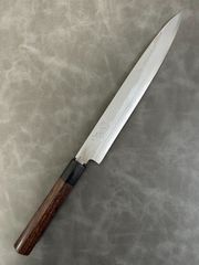 包丁 ペティナイフ 150mm 仙助 VG10 ダマスカス 八角紫檀柄 鎚目 ③