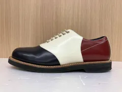 REAGAL STANDARDS リーガルスタンダード サドルシューズ B7L 6241 トリコロールカラー 本革 25.5 ネイビー ホワイト レッド 通年