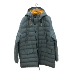  LAND'S END ランズエンド ダウンコート モスグレイ ミディ丈 サイズXXL【ZK74】