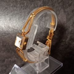 SPICA 腕時計 TicTac クォーツ 動作未確認 ゴールド メッシュベルト 