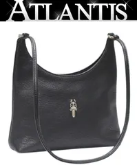 CHROME HEARTS 新宿店 新品 クロムハーツ VIV ダガー ショルダーバッグ レザー 黒 【30355】 CHROME HEARTS 新宿店 新品 クロムハーツ VIV ダガー ショルダーバッグ