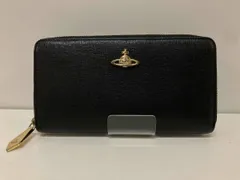 VIVIENNE WESTWOOD ヴィヴィアンウエストウッド 長財布 ラウンドファスナー オーブ ブラック