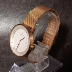 【美品】ノードグリーン 腕時計 Philosopher 36mm ローズゴールド ｜ メッシュベルト ｜ Nordgreen フィロソフィア レディース メンズ 北欧デザイン シンプル ミニマリスト ペアウォッチ ギフト おしゃれ  匿名配送のサムネイル