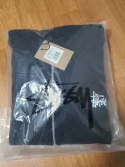 STUSSY 起毛 ジップアップパーカー ブラック 新品