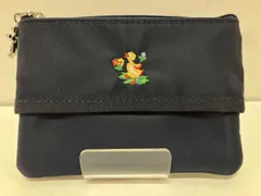 FEILER フェイラー ハイジ ティッシュポーチ ポーチ ネイビー アヒル 刺繍