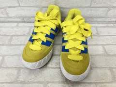 adidas ADIMATIC GY2090 アディダス アディマティック スニーカー イエロー ブルー レディース 24.5cm