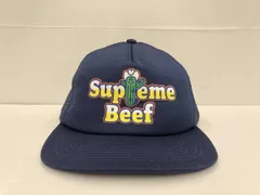 Supreme シュプリーム 25SS Beef Mesh Back 5-Panel ビーフメッシュバック5パネルキャップ サイズ調節可 約58cm ネイビー 通年