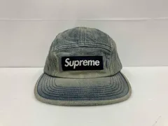Supreme シュプリーム Washed Chino Twill Camp Cap ウォッシュドチノツイルキャンプキャップ サイズ調節可 フリーサイズ ブルー系 通年