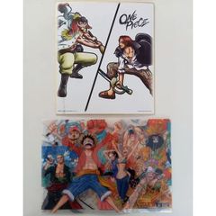 원피스 이치 반 쿠지 배틀 셀렉션 샹크스와 흰 수염 색종이 ONEPIECE 전 클리어 파일 #m00098