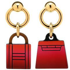 新品未使用♡エルメス アミュレット マロキニエ ピアス カデナ ケリー