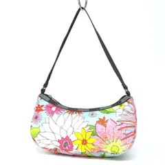 WA26446 美品 LeSportsac レスポートサック ハンドバッグ ワンショルダーバッグ アクセサリポーチ ナイロン フラワープリント 花柄 マルチカラー
