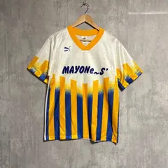 希少 PUMA vintage game shirt プーマ ゲームシャツ 当時物 ヴィンテージ 90s ヒットユニオンMAYONE~S マヨネーズ スポーツ MIX ウェア 日本製 Y2K