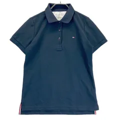 サイズ：L TOMMY HILFIGER GOLF トミー ヒルフィガーゴルフ  半袖ポロシャツ  ネイビー系 [240101587185] ゴルフウェア レディース ストスト