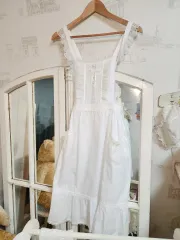 ヴィンテージ レース エプロン