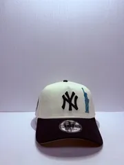 Newera ニューヨークヤンキース 50thアニバーサリー 自由の女神 9forty A-FRAME スナップバックキャップ ツートンカラー