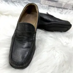 BALLY バリー レザーローファー ビジネスシューズ 革靴 スリッポン DALY ブラック EU4 6 1/2 24,5相当 ITALY イタリア製