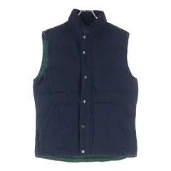 GAP (ギャップ) ダウンベスト ノースリーブ ネイビー/グリーン