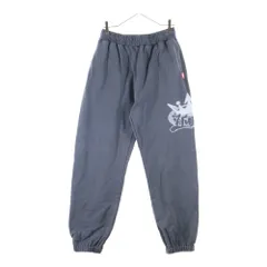 9090 (ナインティナインティ) SWEATPANTS サイドプリント スウェットパンツ グレー NN1584