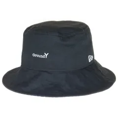 Ground Y (グラウンドワイ) ×NEW ERA BUCKET03 GY YYINC LOGO HAT ロゴ刺繍 バケットハット ブラック GI-H02-052