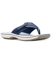 クラークス レディース シューズ サンダル Clarks Womens Cloudsteppers Brinkley Jazz Sandals Navy ネイビー