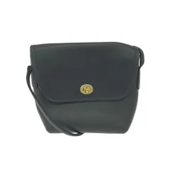 COACH コーチ オールドコーチ ショルダーバッグ ターンロック  レザー 9919   ブラック レディース / 240001186859