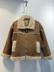 2202-0 ボア 起毛 ムートン ジャケット アウター 新作